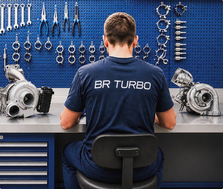 BR Turbo-specialist renoverar en turboladdare
